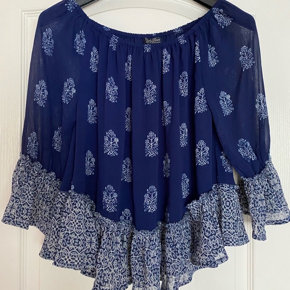 LUCKY BRAND - Women’s Boho Top - size S - Picture 3 of 8